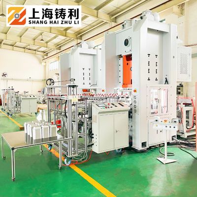 Aluminium Food Container Punching Machine 260mm Strokes 50HZ 380V